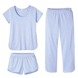 NWT LAKE Pajamas Pima Bundle in Hydrangea